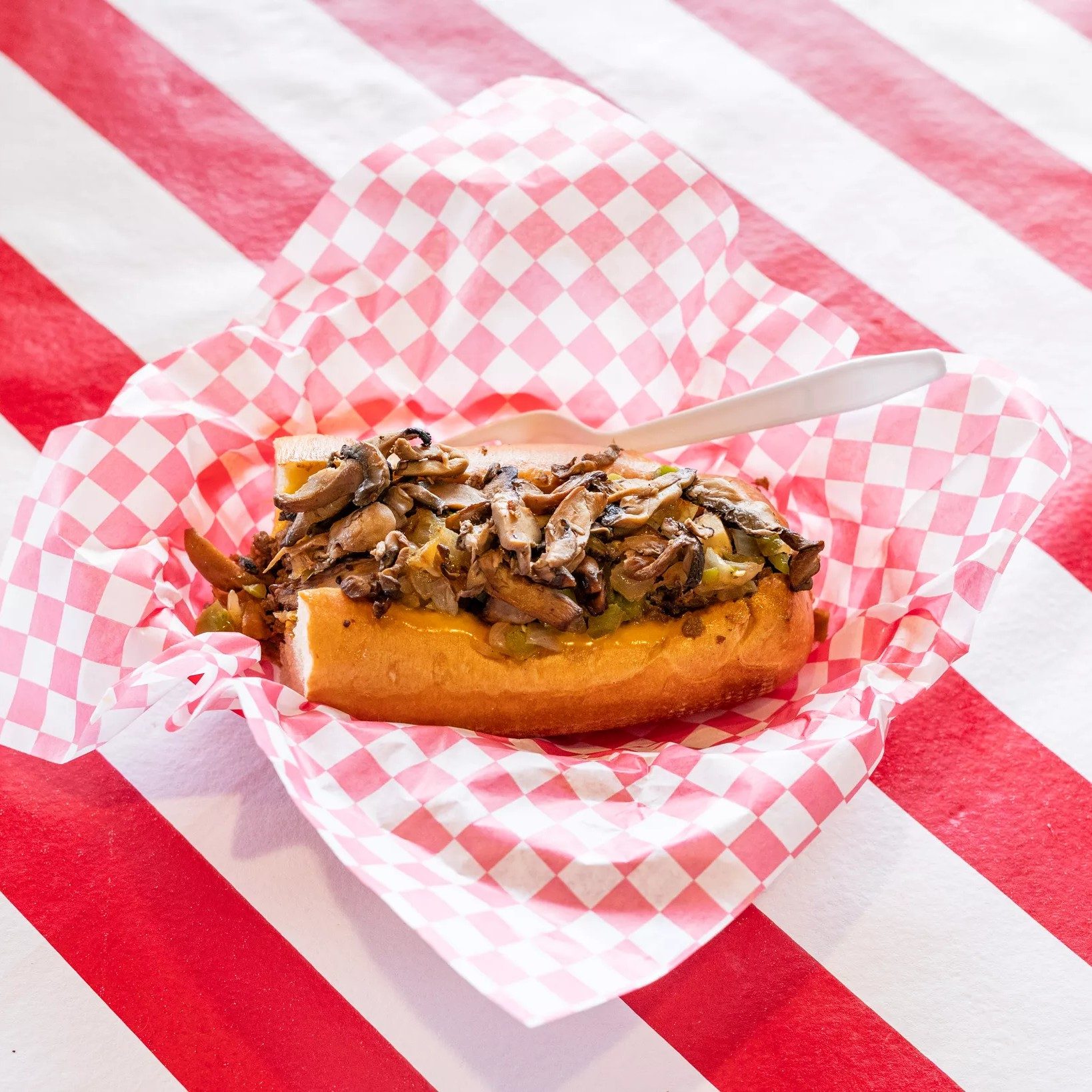 Mushroom Cheese Steak Stuffer (6").